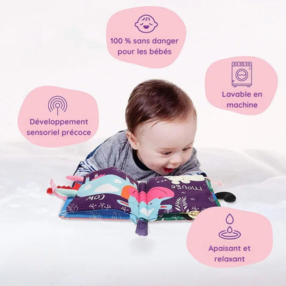 Livre souple Montessori pour bébés