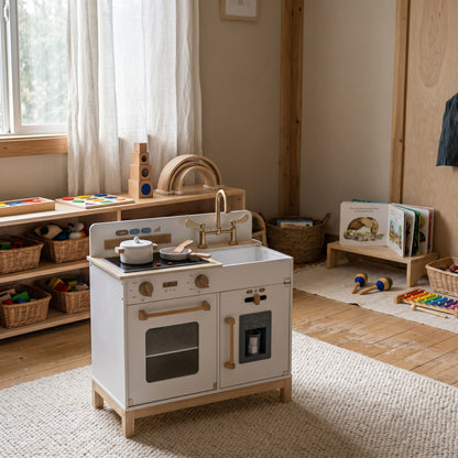 Mini Cuisine Montessori en Bois