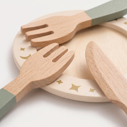Set de Vaisselle Montessori en Bois