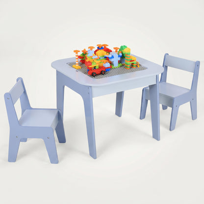 Table d’Activités Montessori 4-en-1 avec Chaises