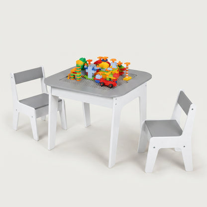 Table d’Activités Montessori 4-en-1 avec Chaises