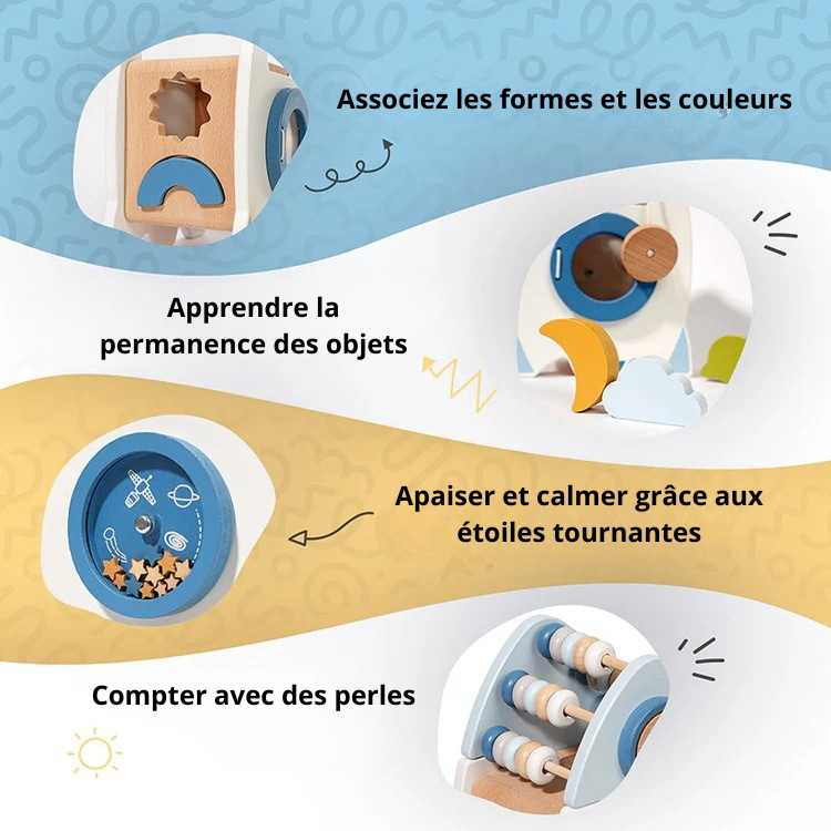 Fusée d'apprentissage Montessori