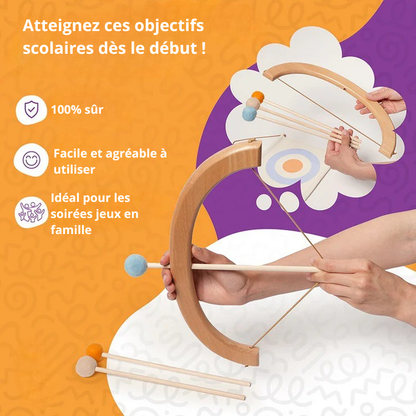 Kit d'arc et de flèches Montessori