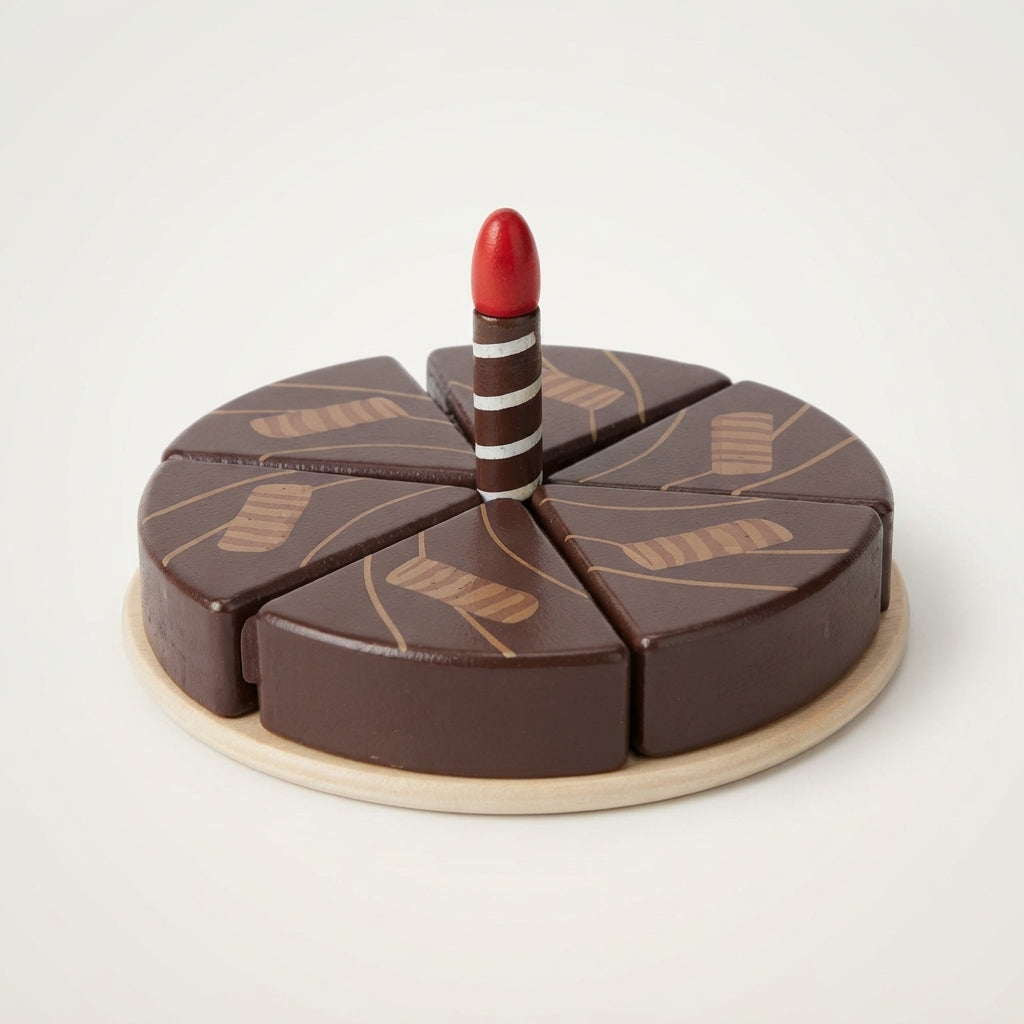 Gâteau d’Anniversaire Montessori en Bois