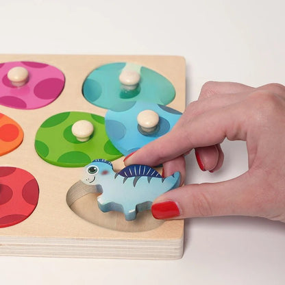 Puzzle Éclosion de Dinosaure Montessori