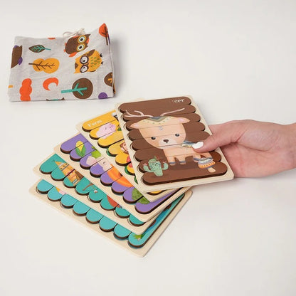Puzzles double face Montessori