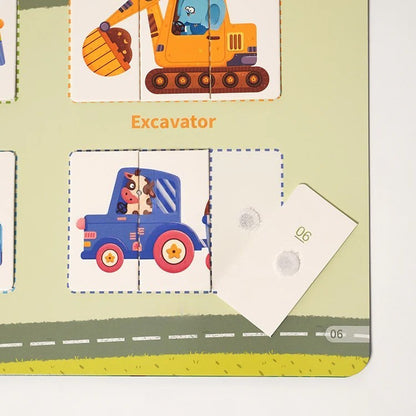 Livre d'activités autocollants Montessori