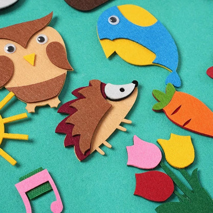 Lapin en feutre Montessori