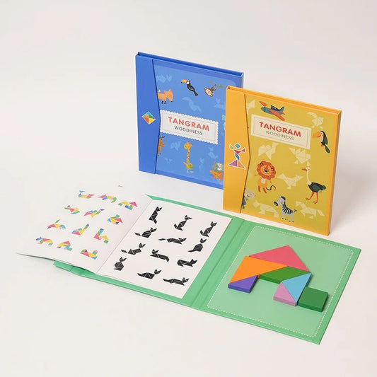 Livre magnétique Tangram Montessori