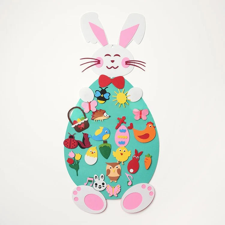 Lapin en feutre Montessori