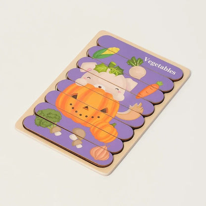 Puzzles double face Montessori