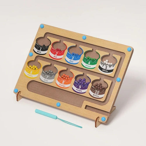 Puzzle Magnétique Montessori de Tri des Couleurs