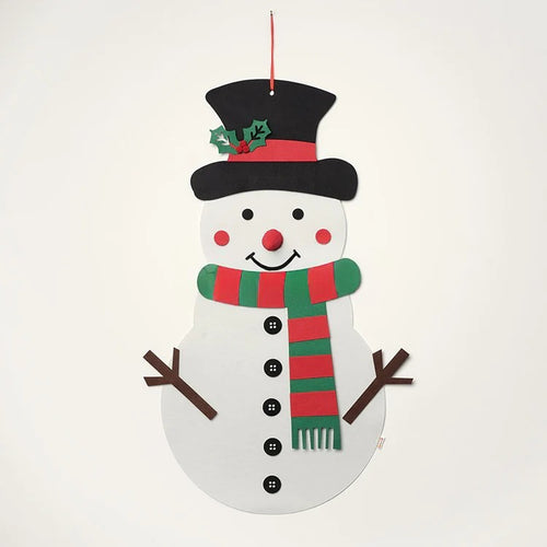 Bonhomme de neige Montessori