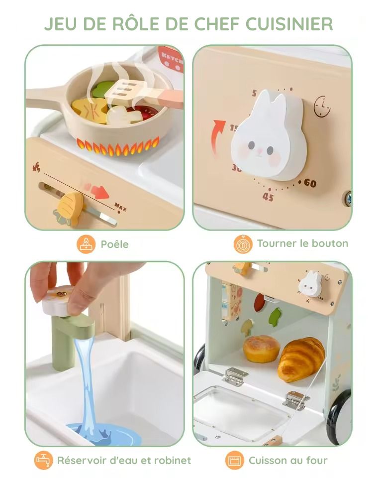 Chariot de Cuisine Montessori