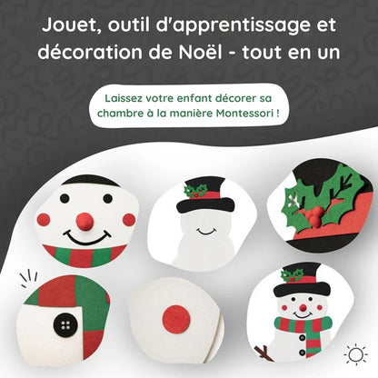 Bonhomme de neige Montessori