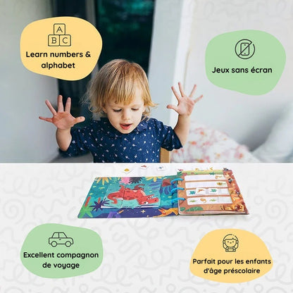 Livre d'activités autocollants Montessori