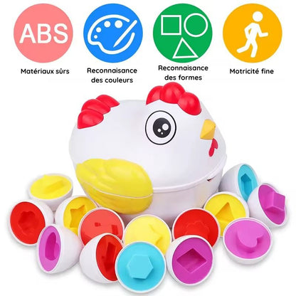Poulette et Formes Géométriques Montessori