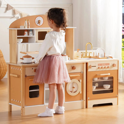 Meuble Montessori d’Imitation en Bois Multifonction pour Enfant