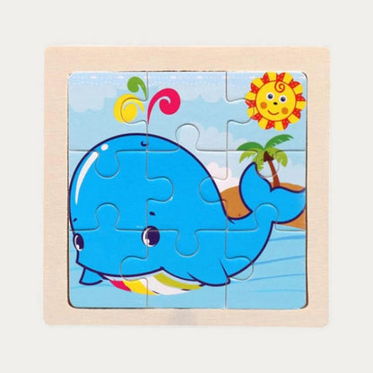 Puzzle Montessori Animaux en Bois