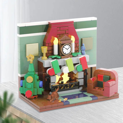 Jeux construction de Noël Montessori
