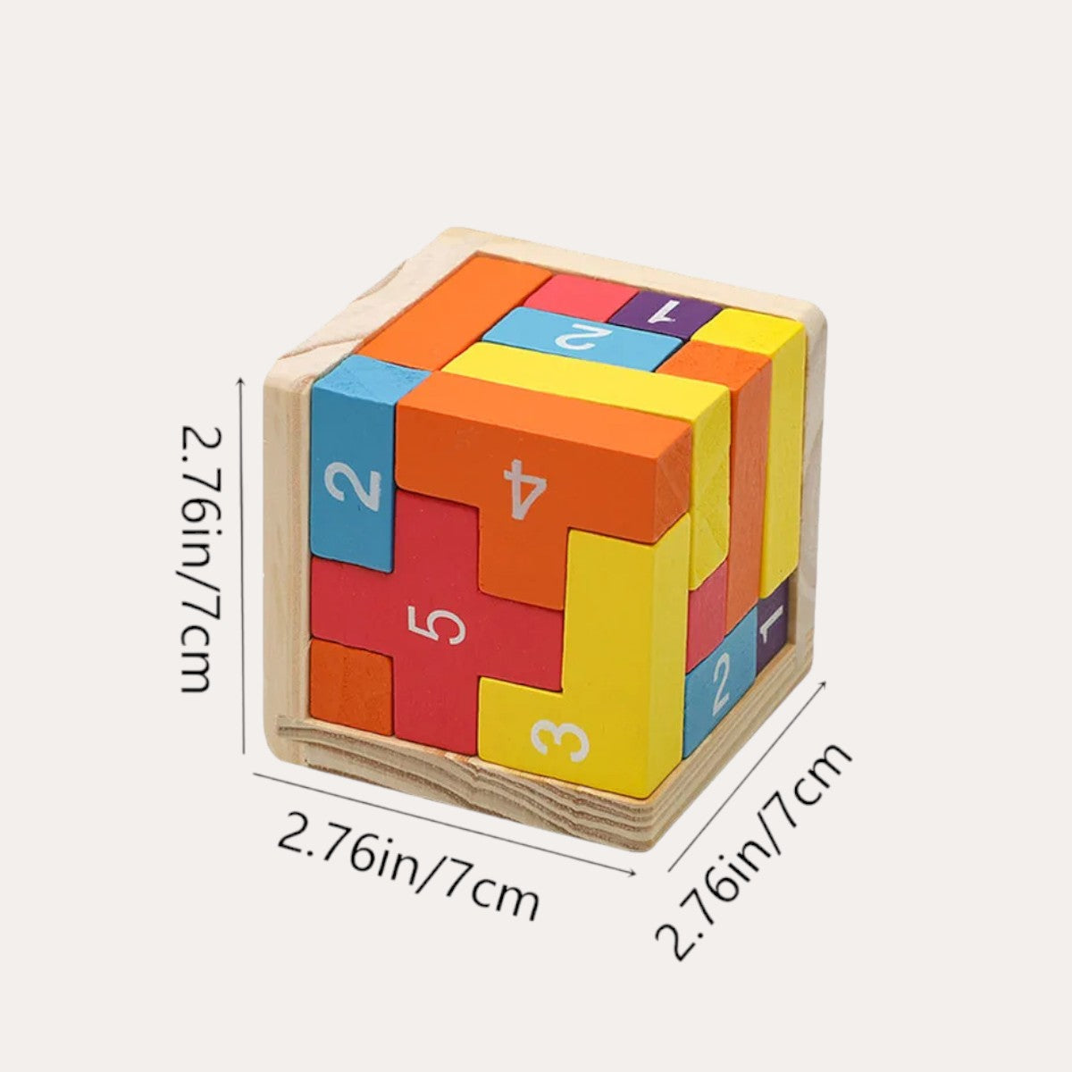 Puzzle Cube 3D Montessori