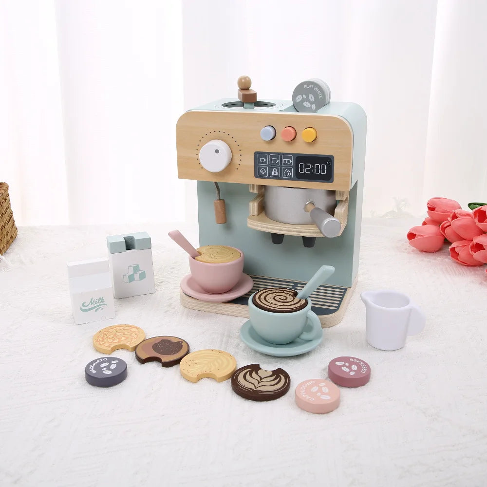 Machine à Café Montessori en Bois