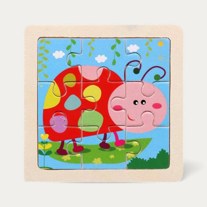 Puzzle Montessori Animaux en Bois