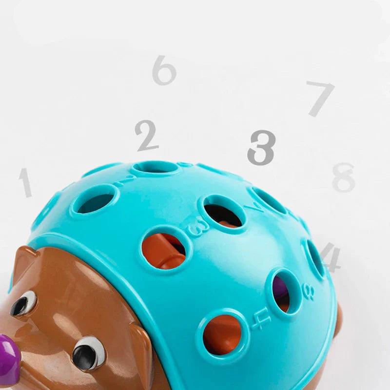 Jeu Hérisson Montessori pour le Développement de la Motricité Fine