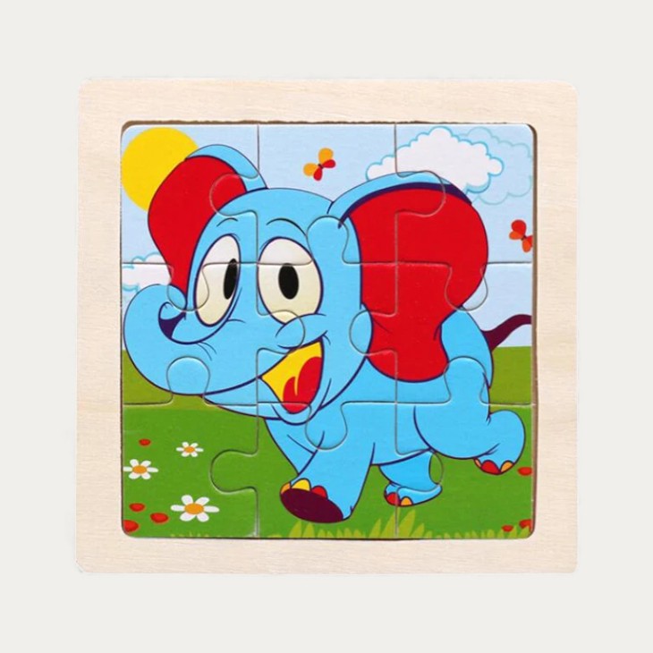 Puzzle Montessori Animaux en Bois