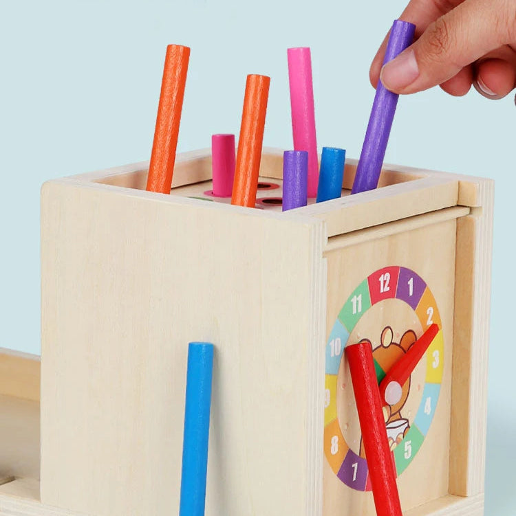 Boîte Montessori à Formes et Couleurs avec Balles