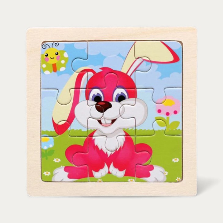 Puzzle Montessori Animaux en Bois
