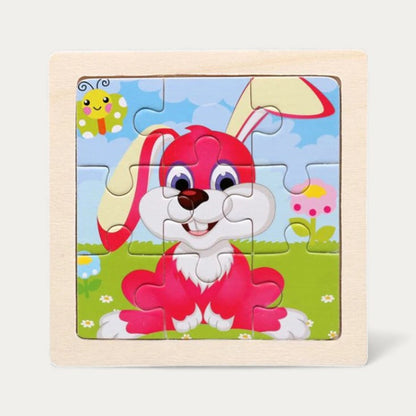 Puzzle Montessori Animaux en Bois