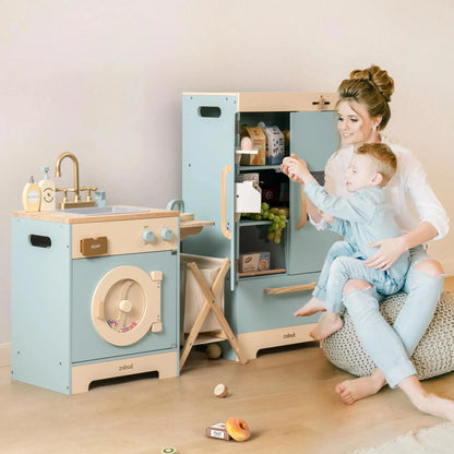 Meuble Montessori en Bois pour Cuisine, Buanderie et Rangement