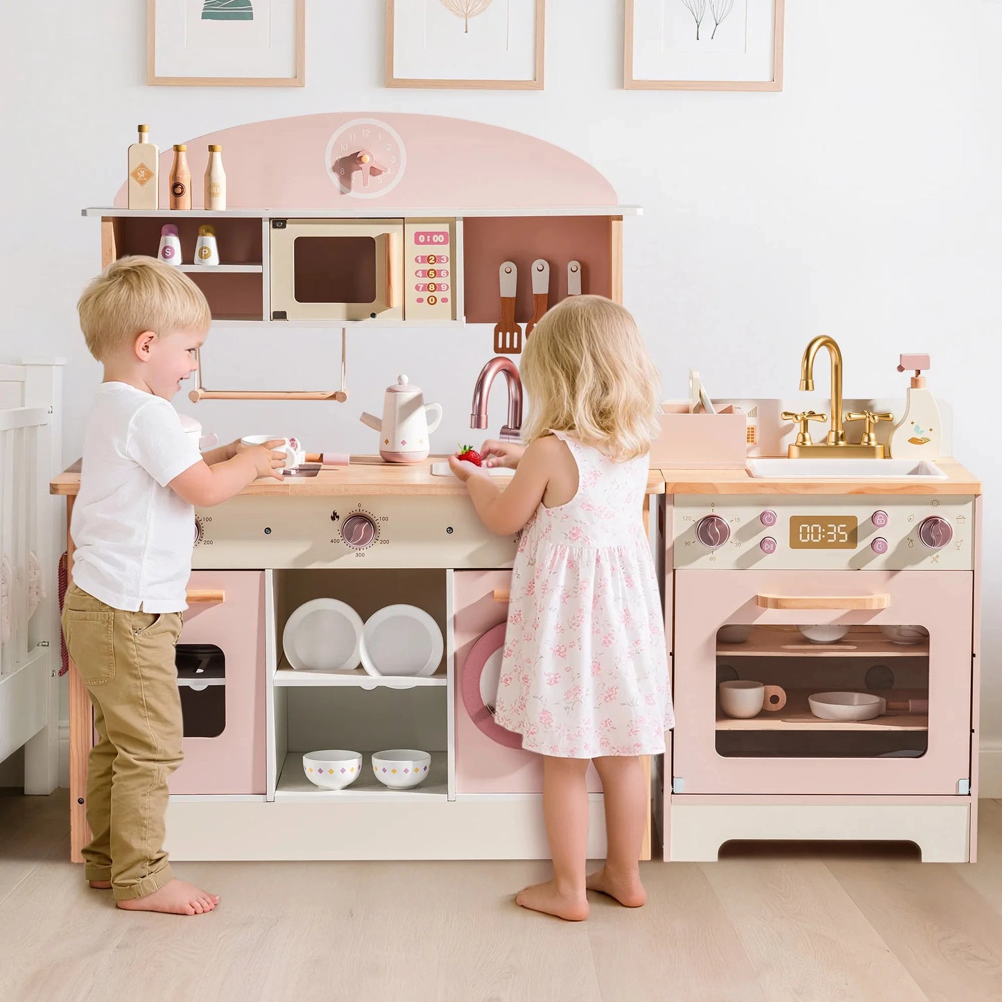 Meuble Montessori Multifonction en Bois pour Enfant