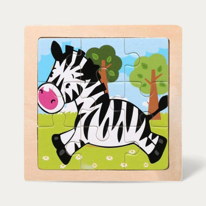 Puzzle Montessori Animaux en Bois