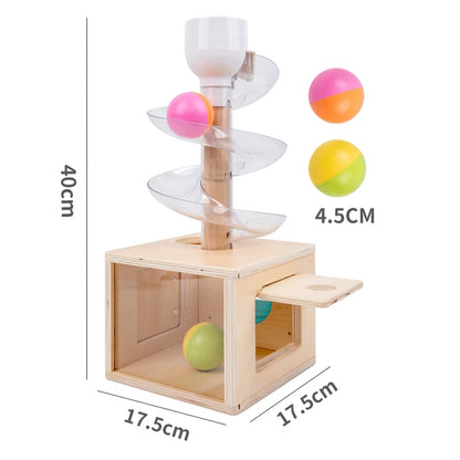 Spirale avec boules Montessori