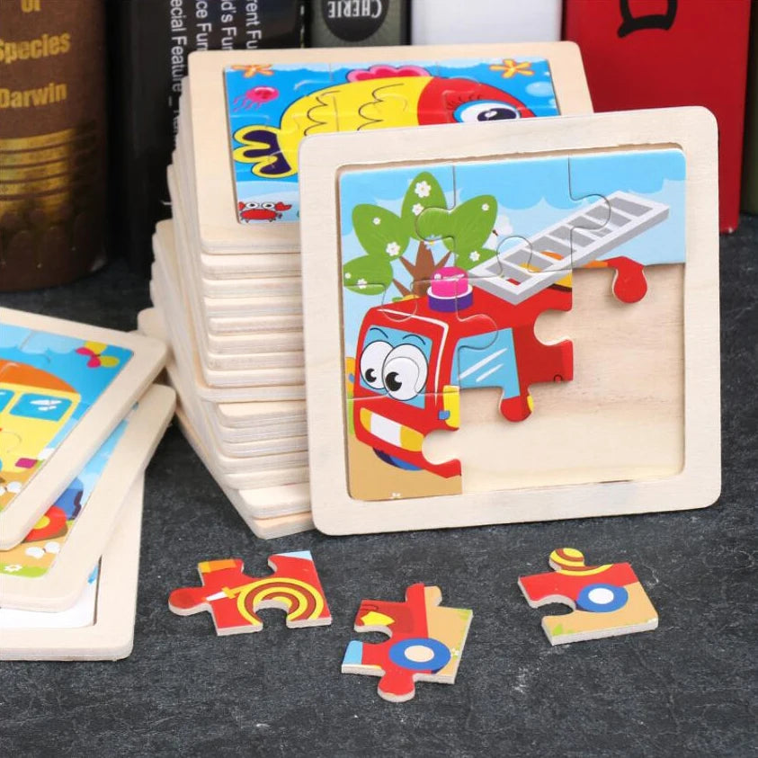 Puzzle Montessori Animaux en Bois