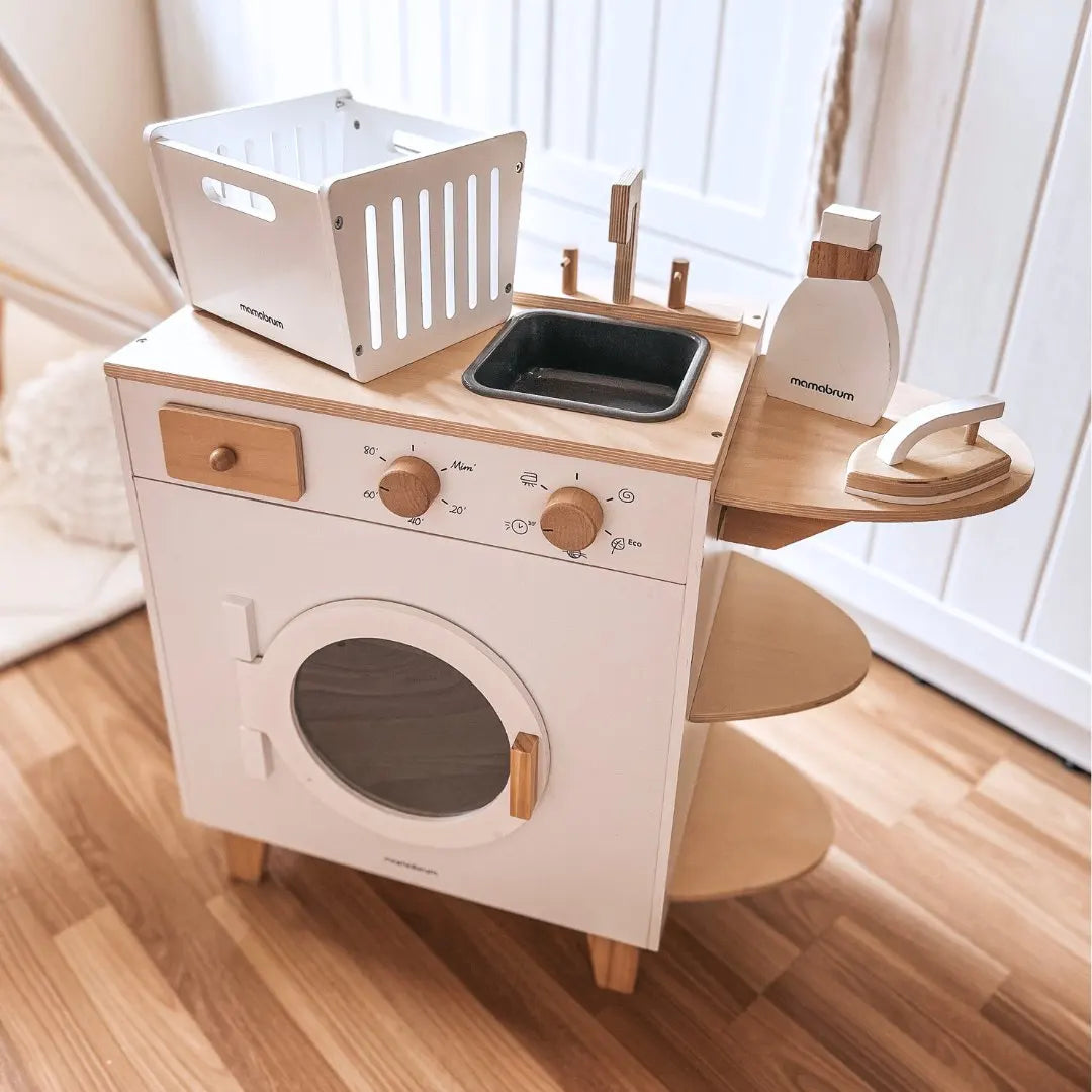 Lave-Linge Montessori en Bois