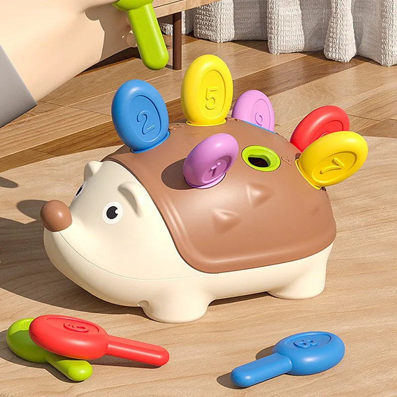 Jeu Hérisson Montessori pour le Développement de la Motricité Fine