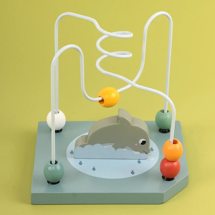 Cube d'activités en bois Montessori