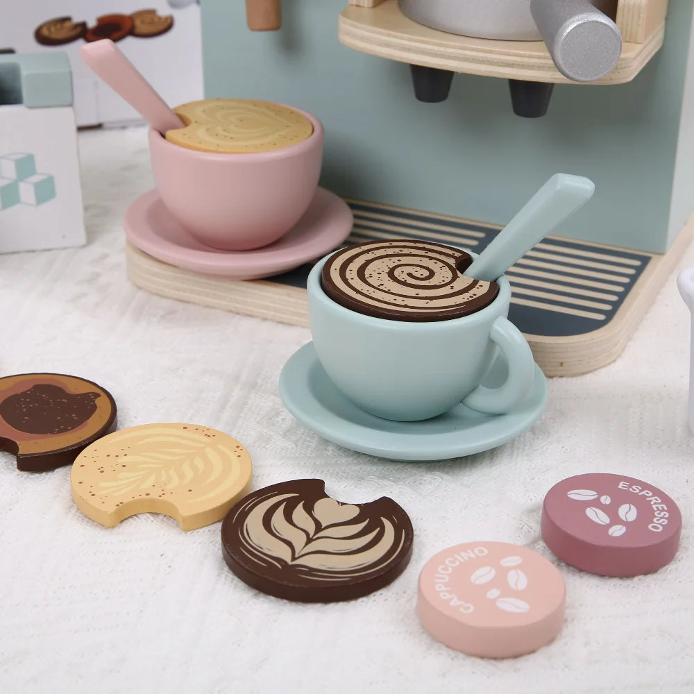 Machine à Café Montessori en Bois
