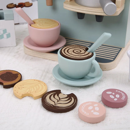 Machine à Café Montessori en Bois