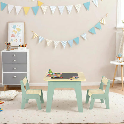 Table d’Activités Montessori 4-en-1 avec Chaises