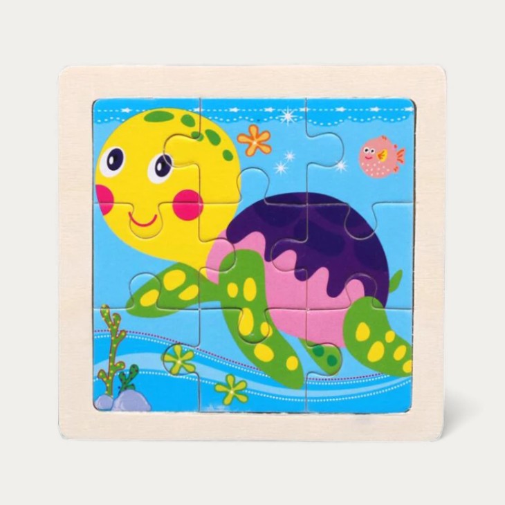 Puzzle Montessori Animaux en Bois