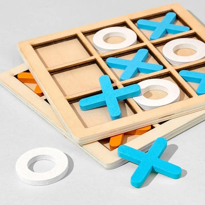 Jeu de Morpion en Bois Montessori