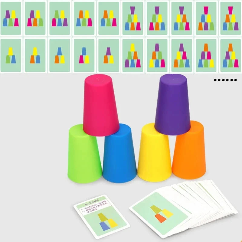 Jeu de Tri de Gobelets Montessori