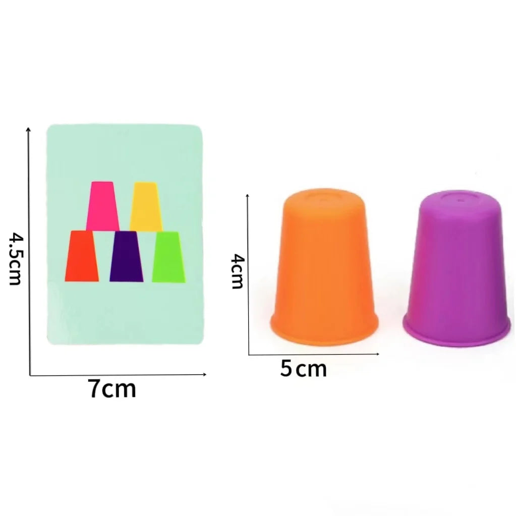 Jeu de Tri de Gobelets Montessori