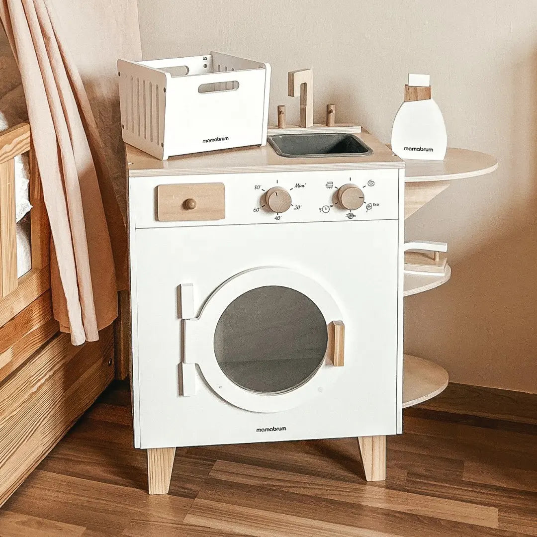 Lave-Linge Montessori en Bois