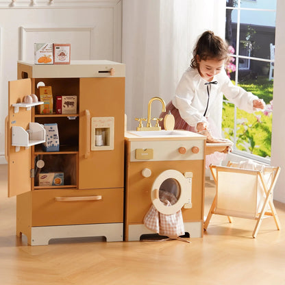 Meuble Montessori d’Imitation en Bois Multifonction pour Enfant