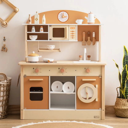 Meuble Montessori d’Imitation en Bois Multifonction pour Enfant